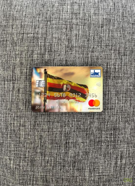 Ouganda ABC Bank of Uganda mastercard photolook recto